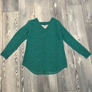 CAbi Semi- Sheer Blouse